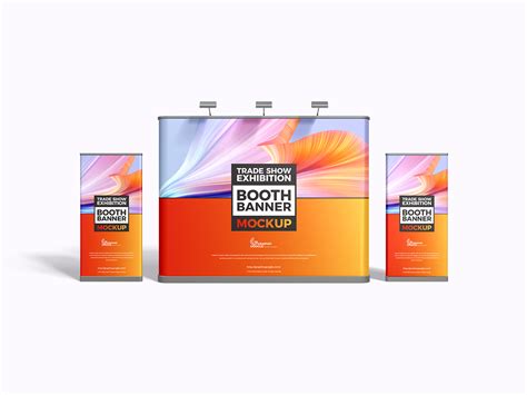 Free Trade Show Exhibition Booth Banner Mockup - Free Mockup World