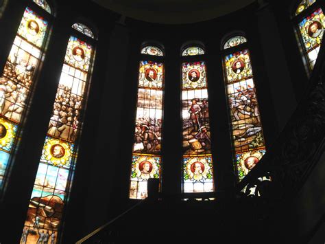 The Magnificent Stain Glass Windows Depicting the Rise and the Fall of the Confederacy at Rhodes ...