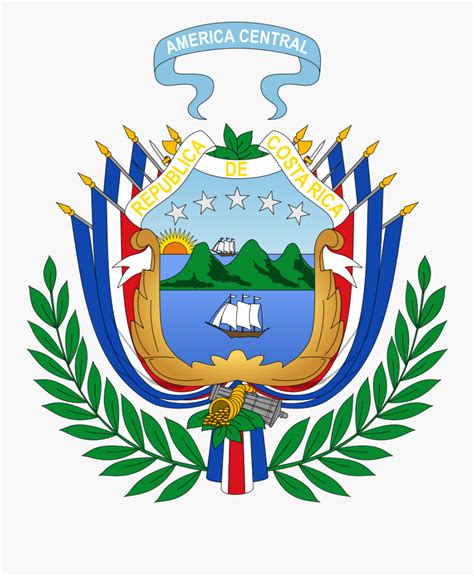 Costa Rica Coat Of Arms - Costa Rica Coat Of Arms Png , Free Transparent Clipart - ClipartKey