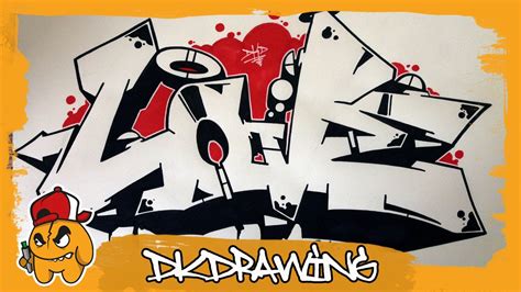 How To Draw Graffiti Love On Paper - vrogue.co