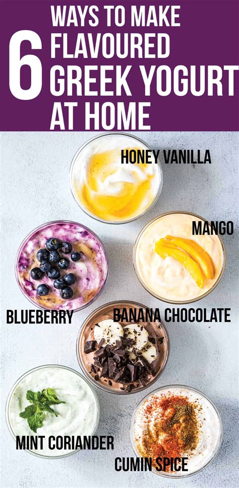 Six healthy recipes for homemade Greek yogurt flavors - honey vanilla ...