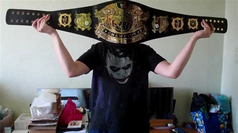 WWE Undisputed Championship replica belt V2 review - YouTube