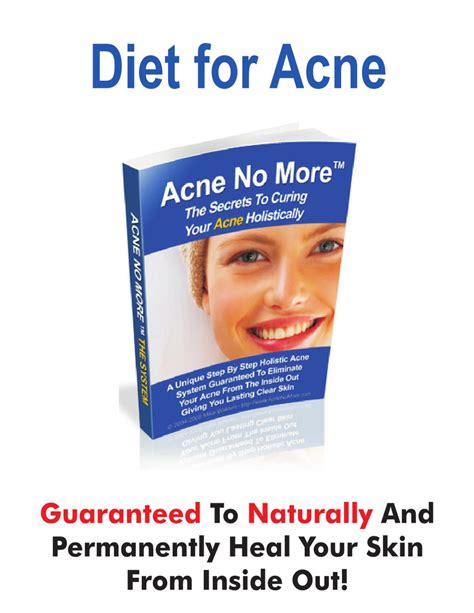 Diet for Acne | Simply the Best by Ellen Davidson - Issuu