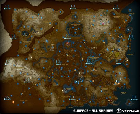 Zelda Tears of the Kingdom Full World Map Revealed