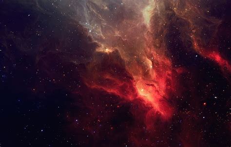 HD wallpaper: red cloud clip art, galaxy, stars, light, nebula ...