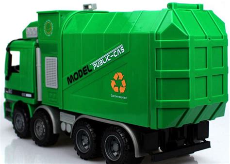 Kids Green Plastic Garbage Dump Truck Toy [GT01T019] : EZTRUCKTOYS.COM