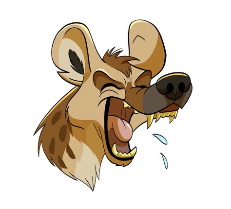 Laughing Hyena now available by shadythebluewolf on DeviantArt