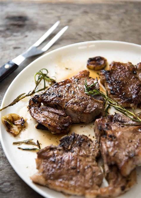 Rosemary Garlic Grilled Lamb Chops | RecipeTin Eats