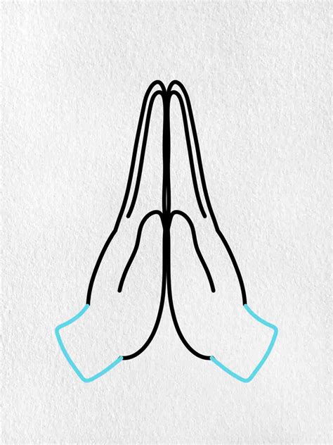 How to Draw Praying Hands - HelloArtsy