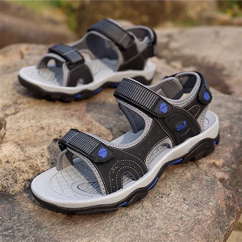 2018 summer men sandals flat beach shoes men casual sandals for the ...