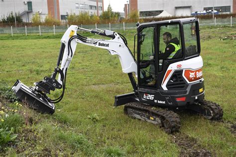 New Self-Levelling Flail Mowers for Bobcat Excavators - UK Plant Operators