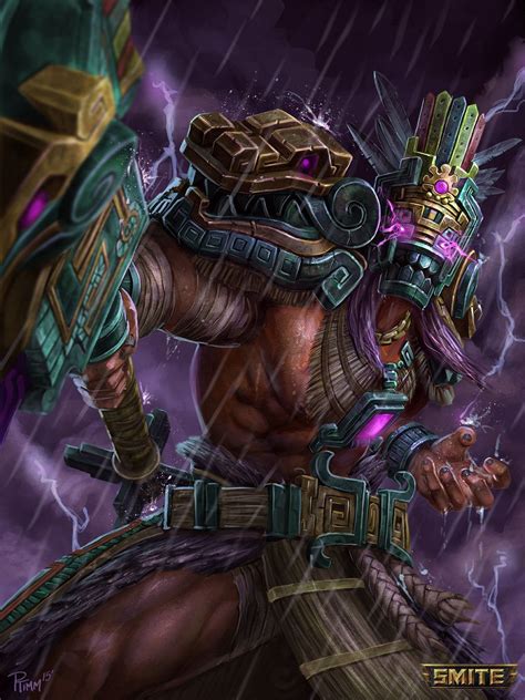 Pin by Dael on SMITE/League of Legends | Aztec art, Aztec warrior, Concept art characters