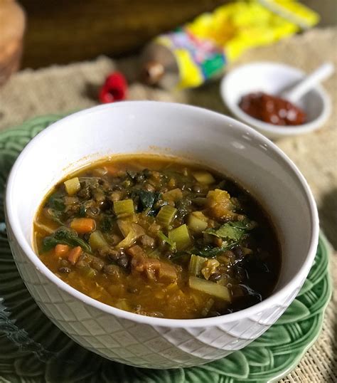 Vegan Super Soup with Lentils and Greens — Cooks Without Borders