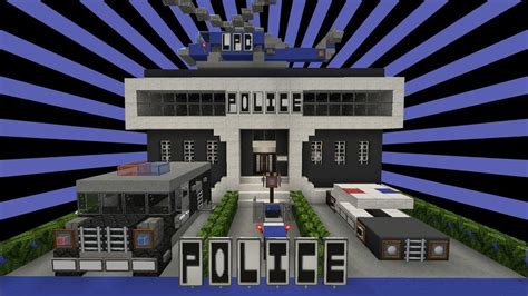 Minecraft Lets Build - POLICE STATION 🚔 POLIZEI STATION ( Minecraft Tutorial ) - YouTube