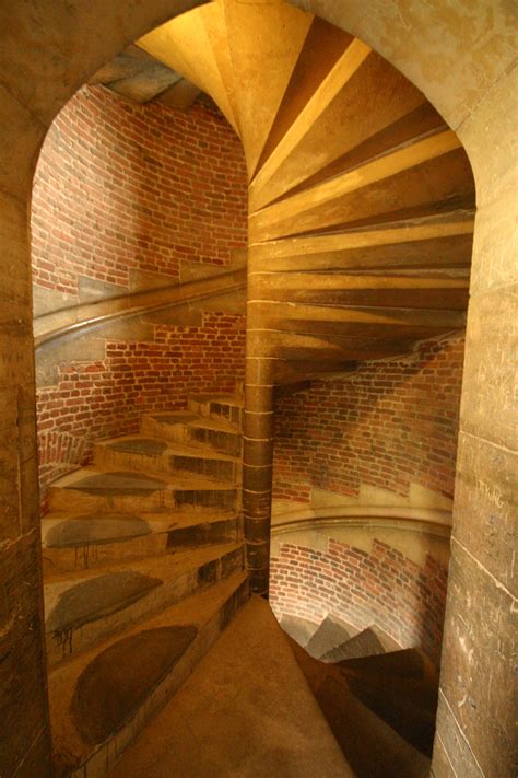 Tattershall Castle - Stair these stairs seemed very steep and dark when ...