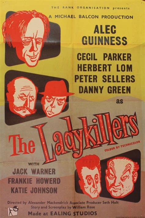 “The Lady Killers” Movie Poster & 7 Lobby Cards | Film posters vintage ...