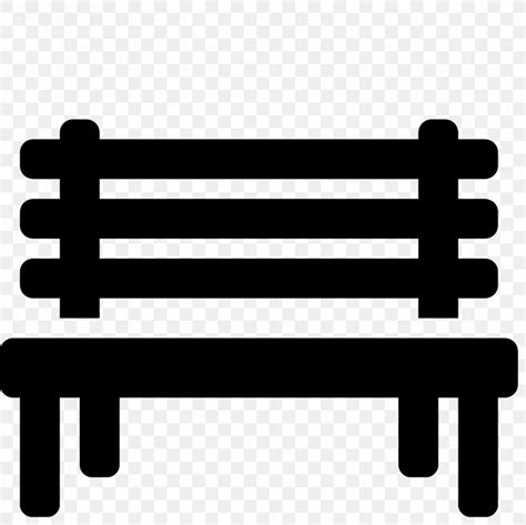 Bench, PNG, 1600x1600px, Bench, Black And White, Furniture, Icon Design, Monochrome Download Free