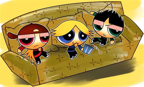 Rowdyruff boys watching tv | Powerpuff girls anime, Rowdyruff, Powerpuff girls