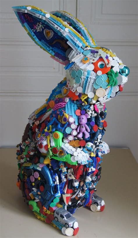 Plastic toys recycled to art by Robert Bradford (www.robertbradford.co ...