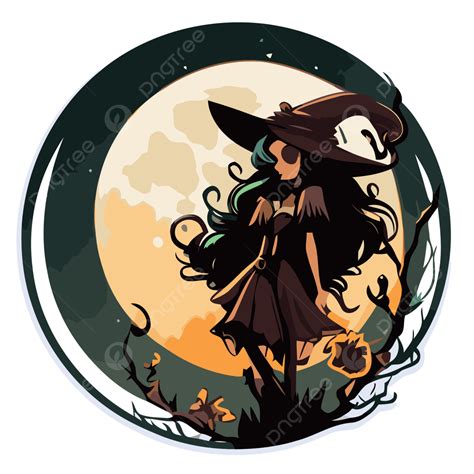 Witch Moon Clipart PNG, Vector, PSD, and Clipart With Transparent ...