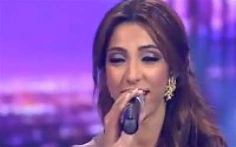 Dounia Batma lors de la finale d'Arab Idol