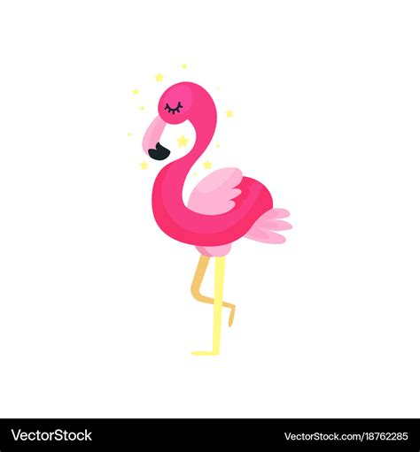 Pink Flamingos Cartoon