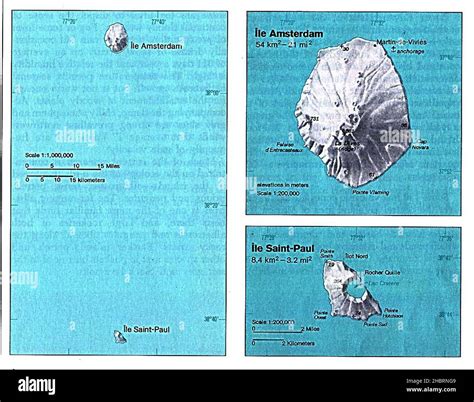 Amsterdam Island Map