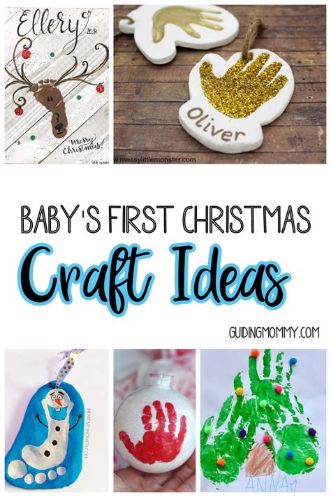 10+ Wonderful & Easy Baby's First Christmas Craft Ideas - Guiding Mommy