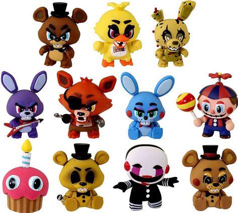 Five Nights at Freddys Mystery Minis Five Nights at Freddys Set of 11 Basic Minifigures - ToyWiz