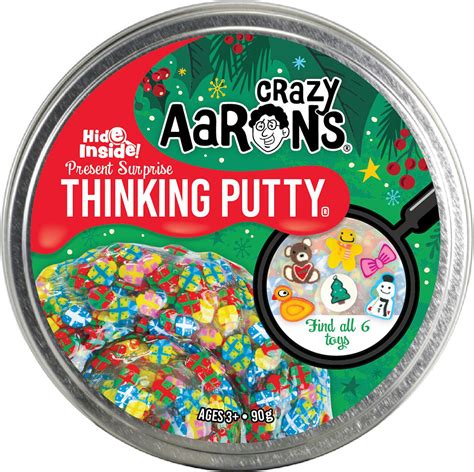 Crazy Aaron's Hide Inside! Present Surprise Thinking Putty - Toys Unique