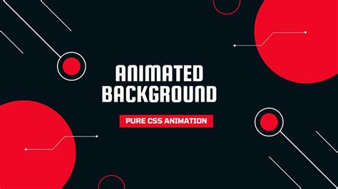 Pure HTML CSS Animated Background | No Javascript - YouTube