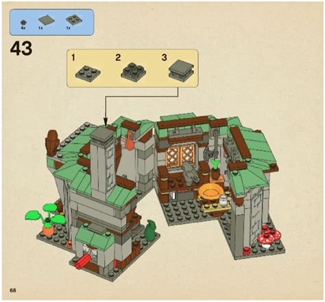 LEGO 4738 Hagrid's Hut Instructions, Harry Potter - General