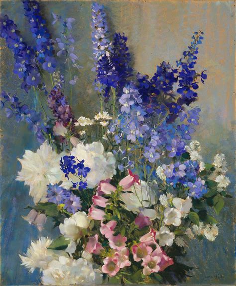 Larkspur, Peonies, and Canterbury Bells | Museum of Fine Arts, Boston