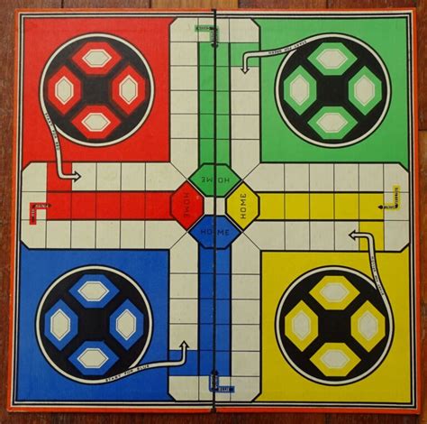 1920's Ludo Board Game by Welbeck, British Manufacture - tomsk3000