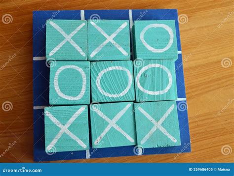 Noughts and Crosses Game for Two Stock Image - Image of competition ...