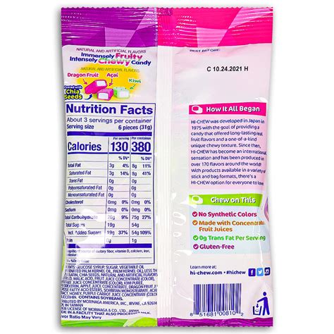 Hi-Chew Superfruit Mix | Dragon Fruit-Acai-Kiwi – Candy Funhouse CA