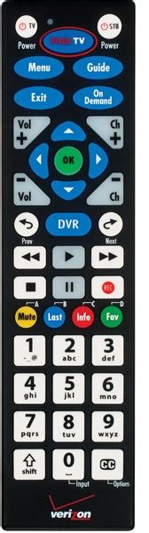 Remote Controls for Fios TV | Support | Verizon Business