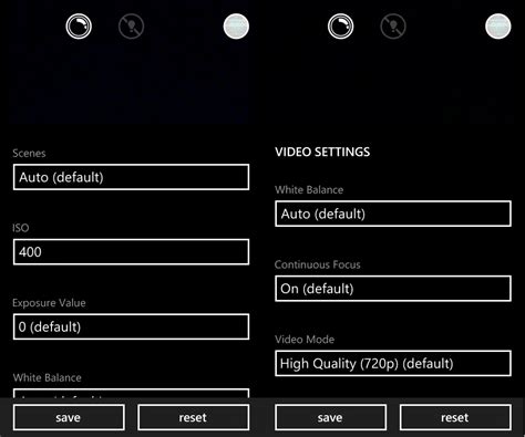 Camera and video settings - SemiAccurate