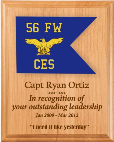 Air Force Guidon Plaques