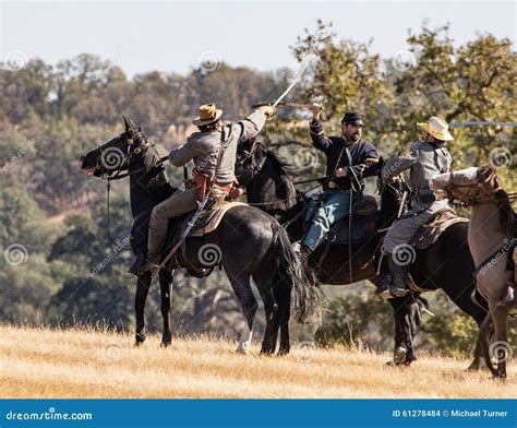 Cavalry Fight editorial stock image. Image of horses - 61278484