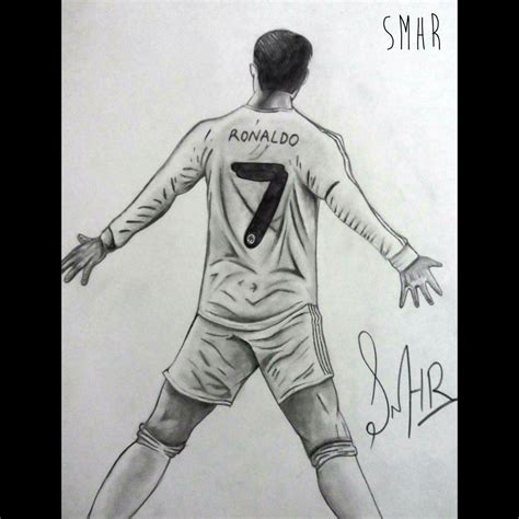 Cristiano Ronaldo celebration | sketch pencils by SMHR14 on DeviantArt