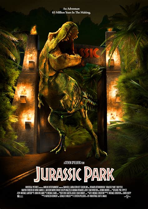 Jurassic Park (1993) | Poster By Phil Shelly Creative