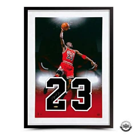 Michael Jordan Autographed Jersey Numbers | Jordan Jersey Numbers Piece ...