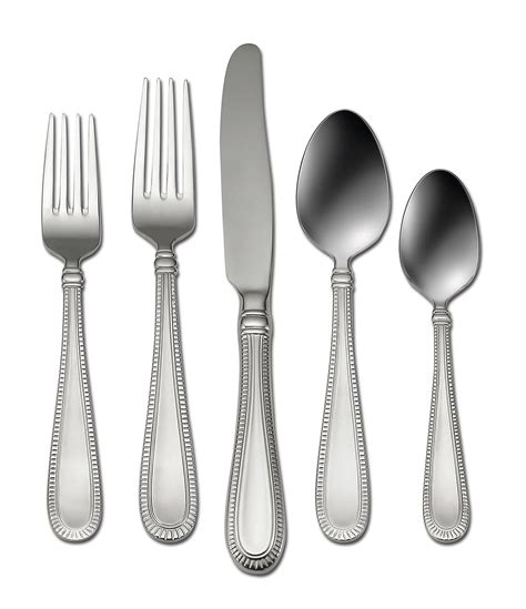 Oneida Interlude Classic Banded Stainless Steel Flatware | Dillards