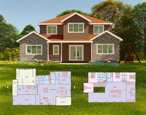 HOUSE PLAN 201021/ Double Story House / 4 Bedrooms/ 4 Bathrooms/ Pdf ...