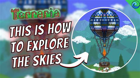 Building a Hot Air Balloon in Terraria! - YouTube