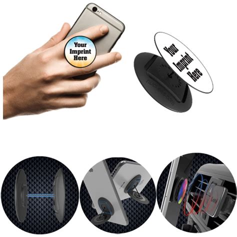 Nuckees Smartphone Grip Stand with Snug-Hug Teches | Custom Cell Phone Holders and Stands