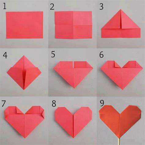 Origami Heart With A Hidden Message | Hearts paper crafts, Paper hearts origami, Paper folding ...