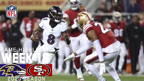 Baltimore Ravens vs. San Francisco 49ers | 2023 Week 16 Game Highlights - Win Big Sports