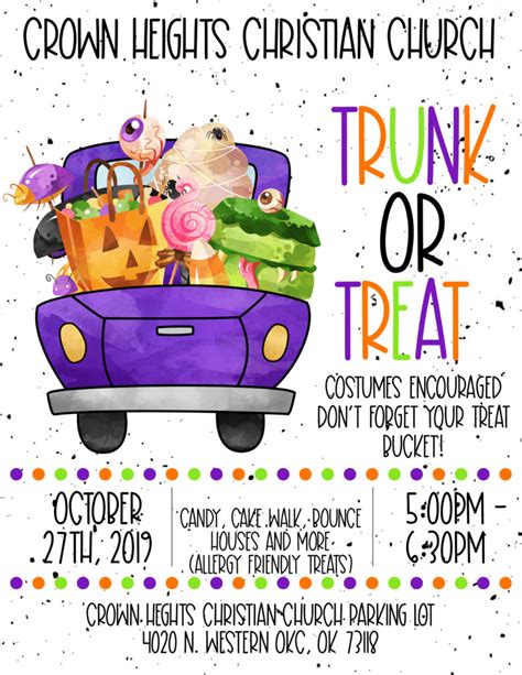 FREE Trunk or Treat at Crown Heights Christian Church - MetroFamily Magazine